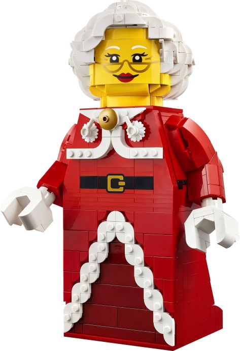 LEGO 40875 Up-Scaled Mrs. Claus Minifigure - Giant Festive Figure Build