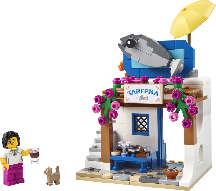 LEGO 40908 Restaurants of the World Greece Brings a Taverna to the Series