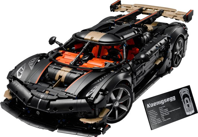 LEGO 42232 Koenigsegg Sadair's Spear Megacar Revealed With Technic Functions