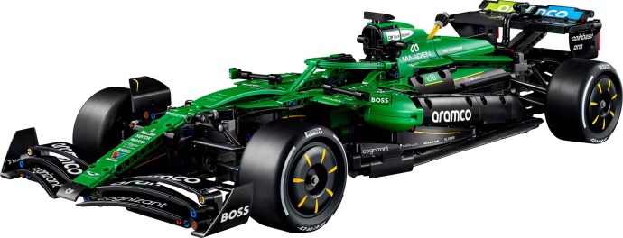 LEGO 42240 Aston Martin AMR25 F1 Car Technic F1 Display Build
