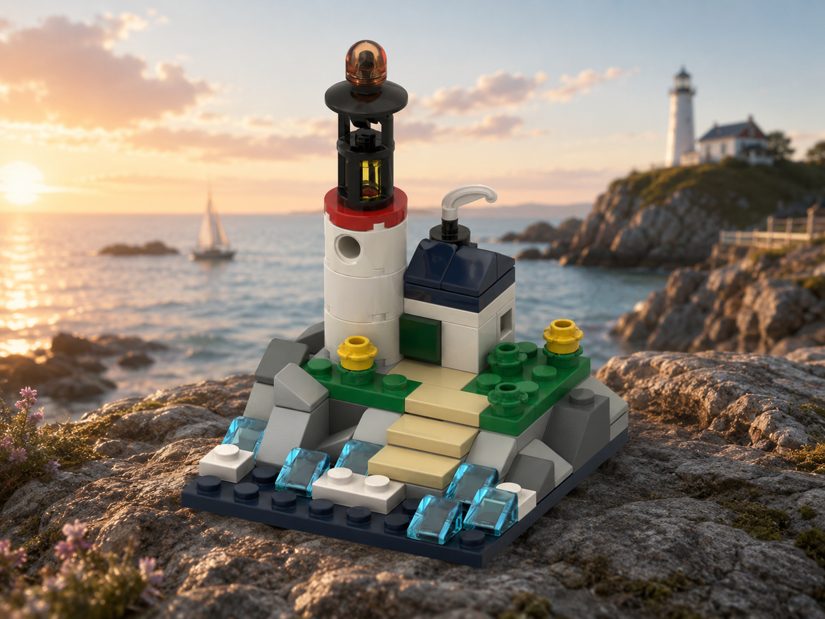 Lighthouse Island Free Building Instructions