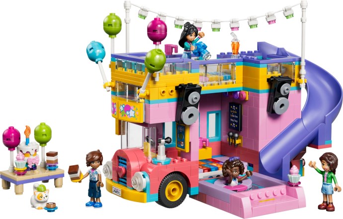 LEGO 42718 Friendship Party Bus - Double-Decker Party Features