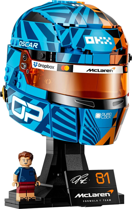 LEGO 43017 Oscar Piastri Helmet - McLaren F1 Display Build