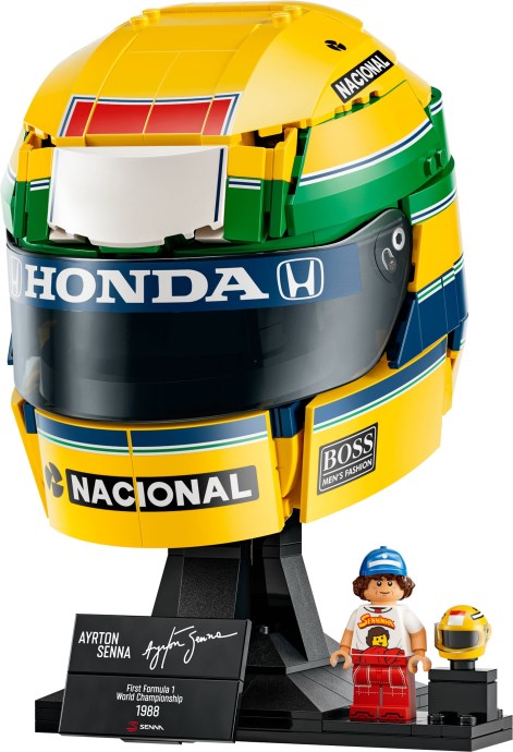 LEGO 43024 Ayrton Senna's Helmet Builds a Brazilian F1 Icon