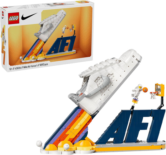 LEGO 43026 Nike Air Force 1 Turns a Sneaker Icon into a Space-Age Display