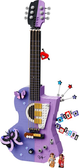 LEGO 43031 Olivia Rodrigo's Dual Guitar Pieces and Opening Stage Scenes