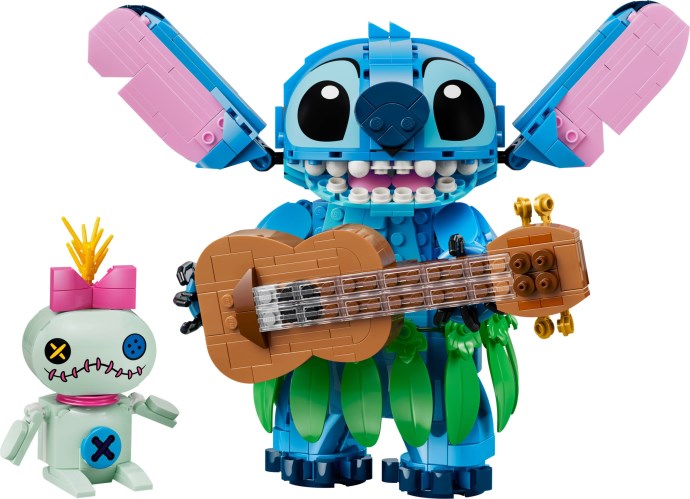 LEGO 43296 Stitch & Scrump - Disney Stitch and Scrump Character Display Details
