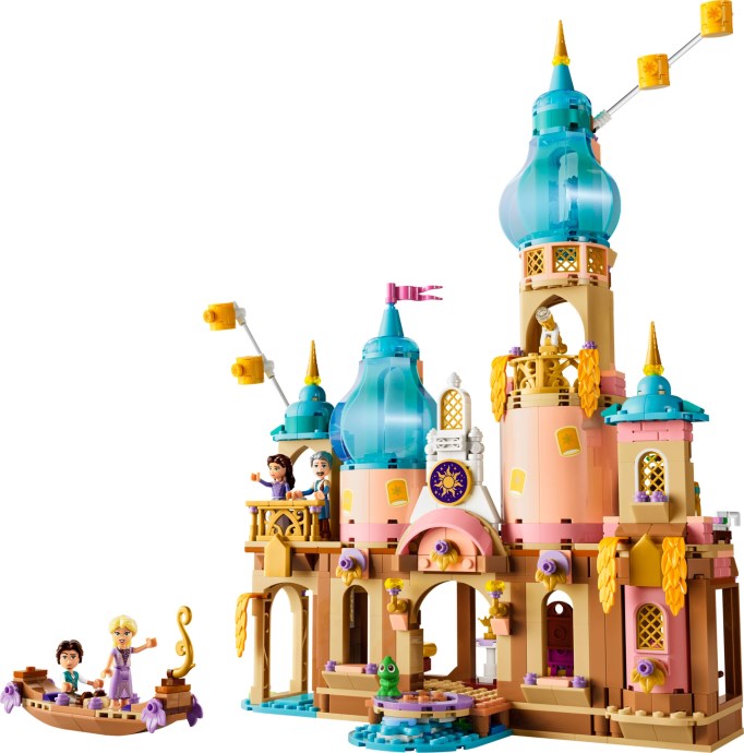 LEGO 43297 Rapunzel's Castle - Disney Rapunzel Castle Display Set Breakdown
