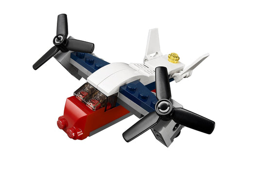 LEGO Set 30189-1 Transport Plane Alternate build Ideas: a fresh display direction