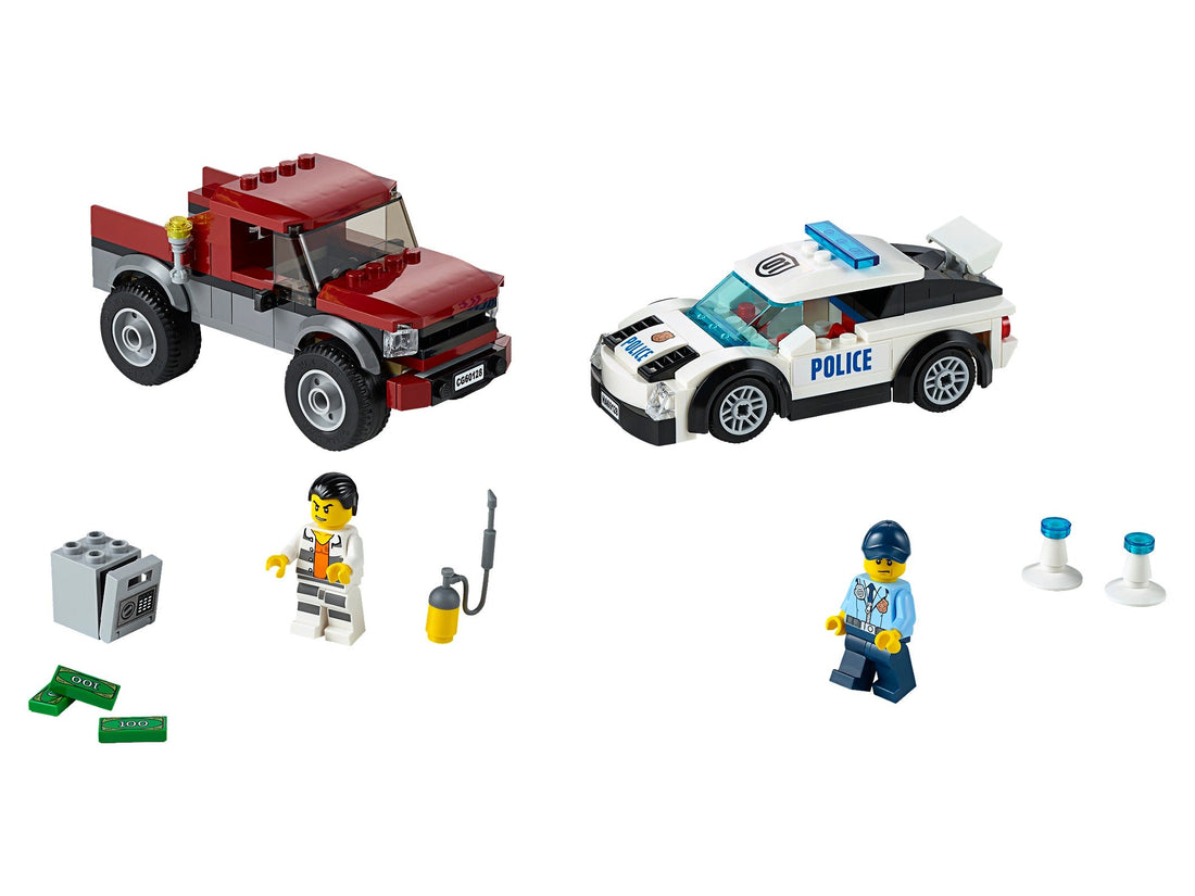 LEGO Set 60128-1 Police Pursuit Alternate build Ideas: a fresh display direction