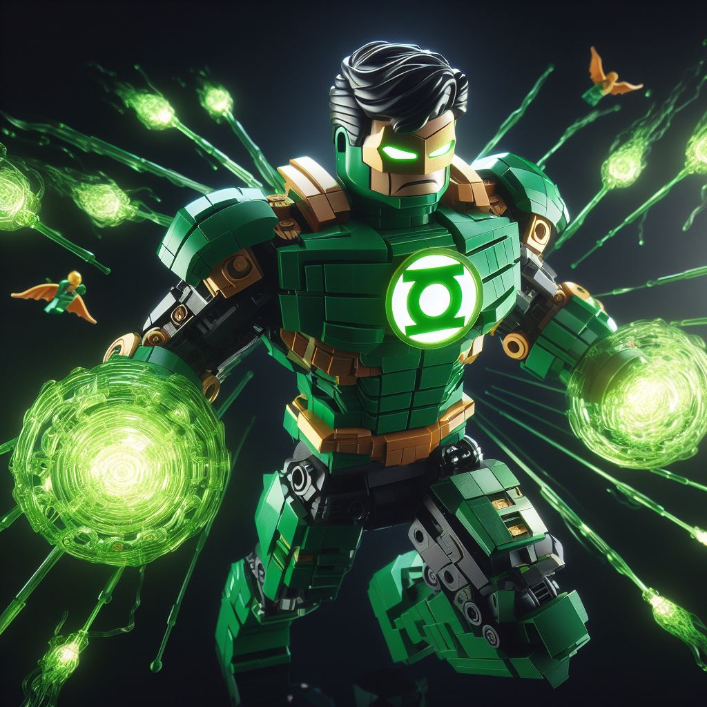 27 AI MOC inspiration for Green Lantern