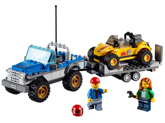 LEGO Set 60082-1 Dune Buggy Trailer Alternate build Ideas: a fresh display direction