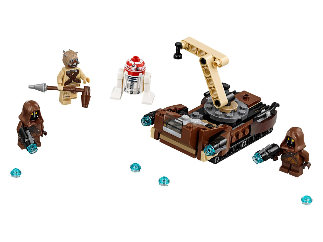 LEGO Set 75198-1 Tatooine Battle Pack Alternate build Ideas: Speeders, Gunships, Falcons, and Star Wars Microcraft