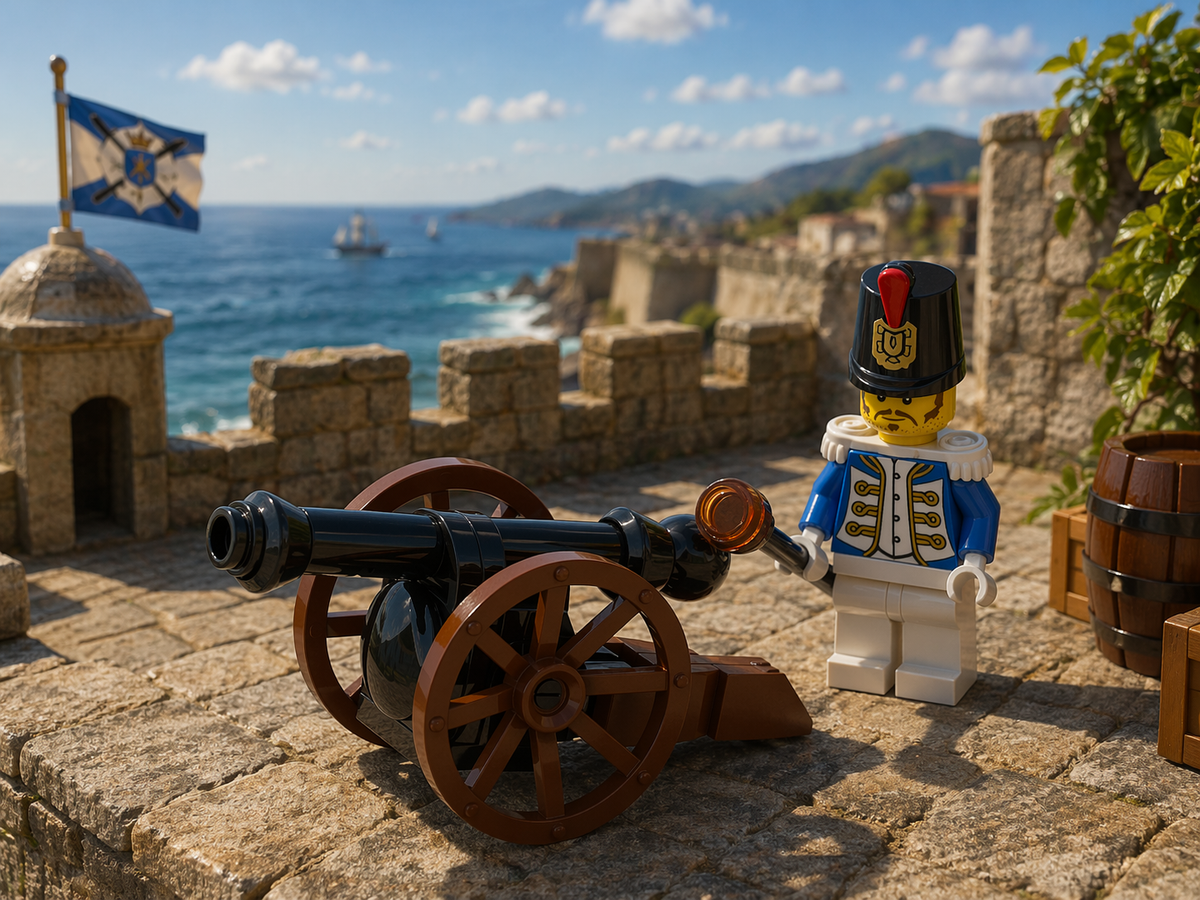 Classic Soldier Cannon Free Building Instructions