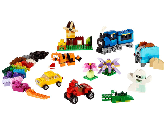 LEGO Set 10696-1 Medium Creative Brick Box Alternate build Ideas: a fresh display direction, a utility truck, and a cheerful spring bird