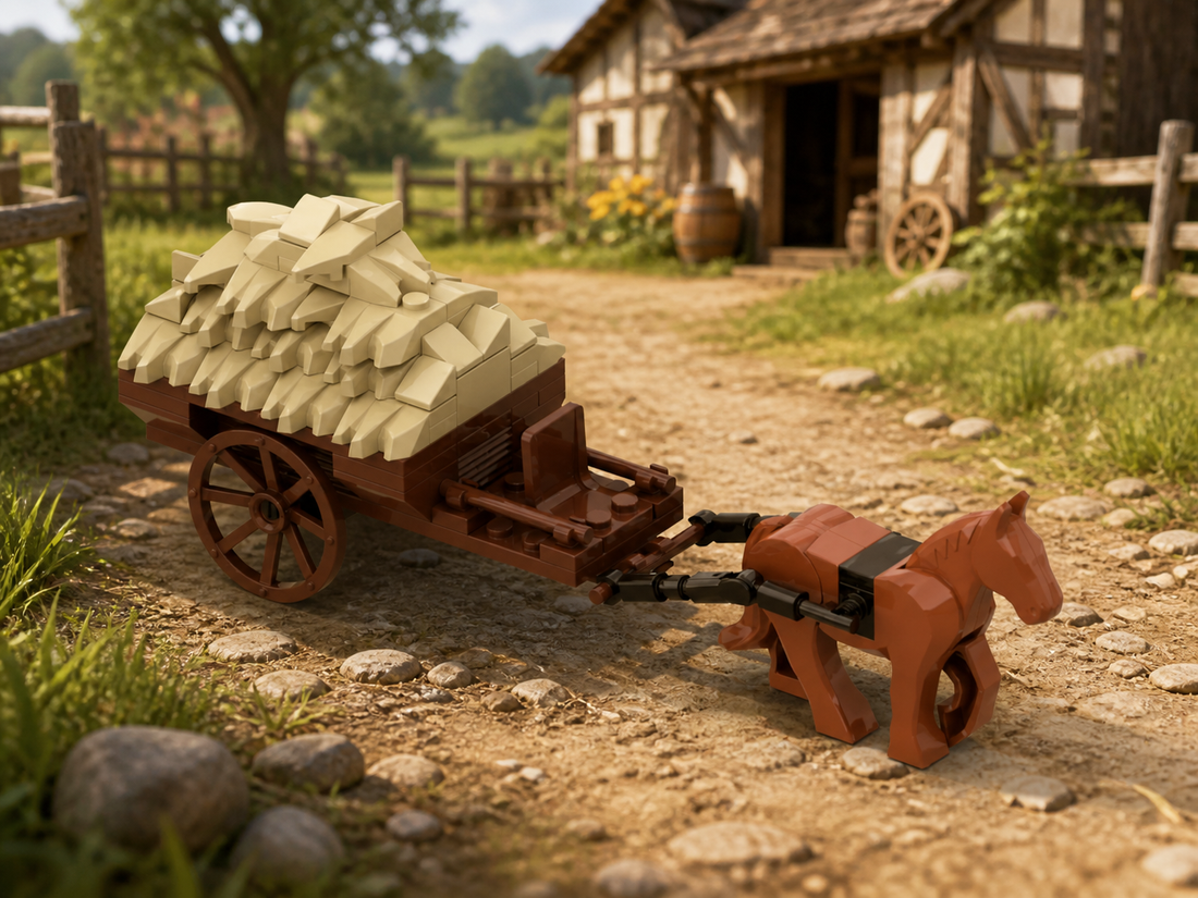 Horse-Drawn Hay Cart Free Building Instructions