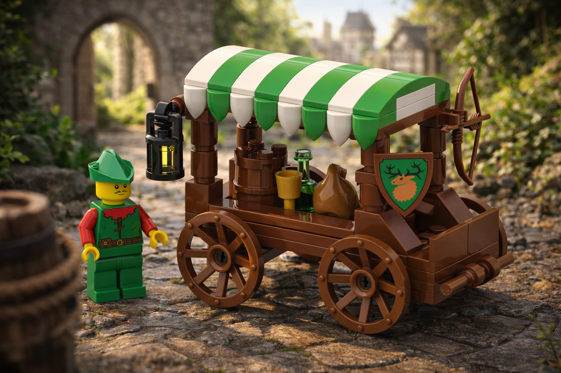 Forestmen Market Cart – Free Building MOC Instructions
