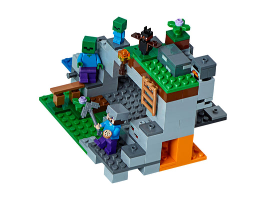 LEGO Set 21141-1 The Zombie Cave Alternate build Ideas: First Night, Badlands, and Blocky Biome Rebuilds