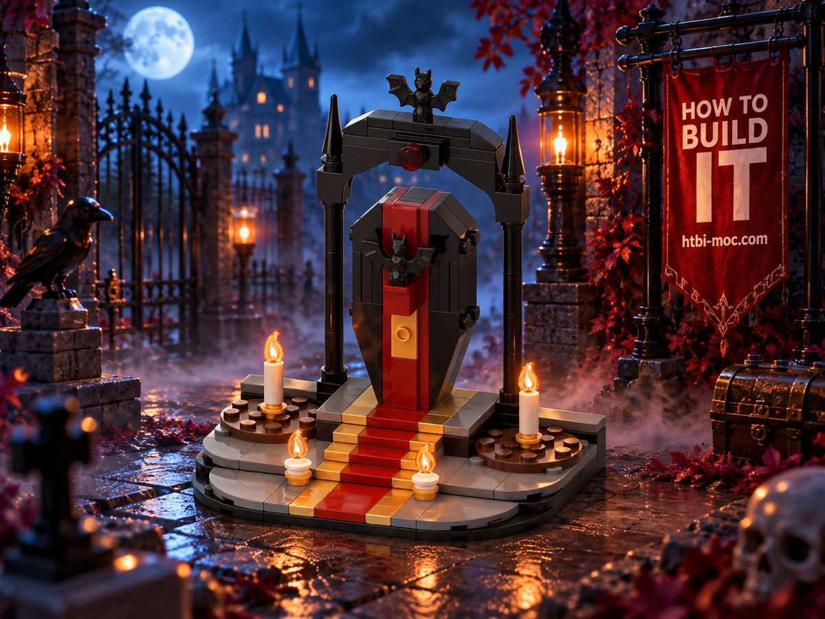 Vampire Throne MOC – Free Building Instructions