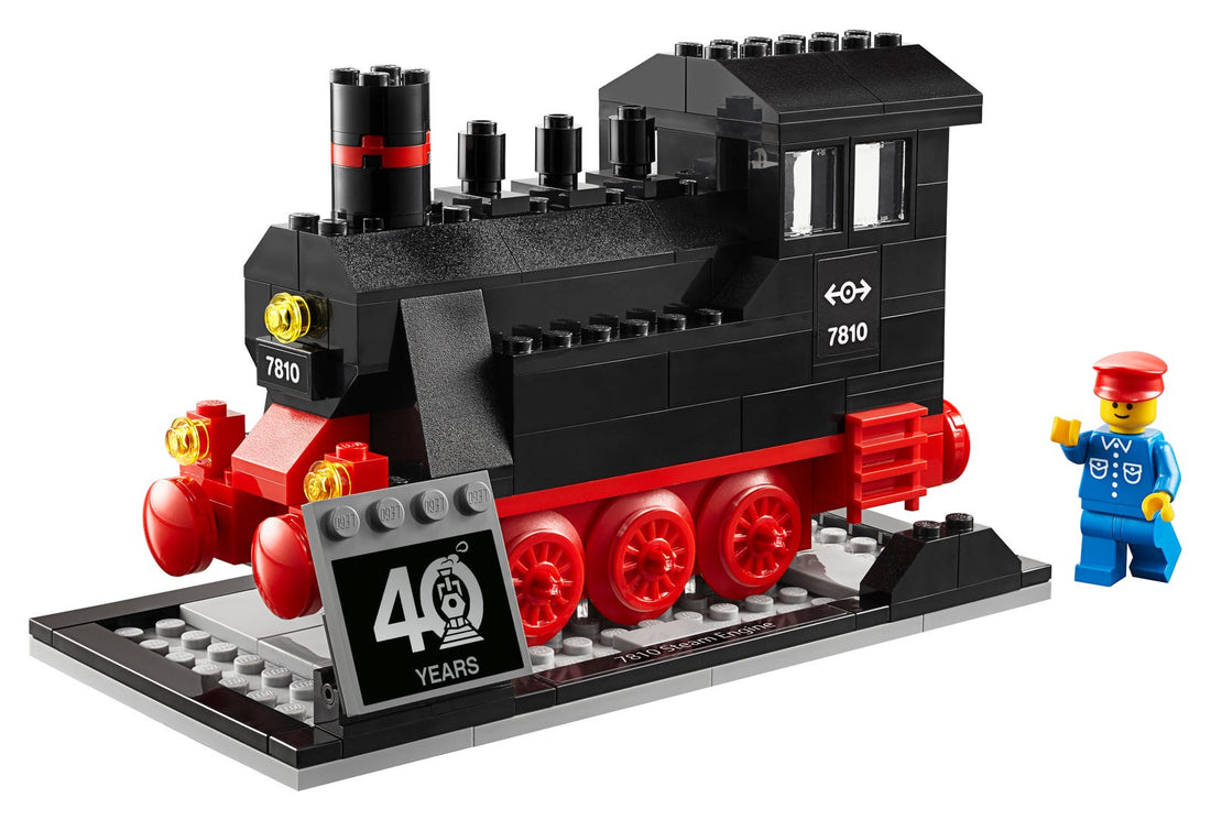 LEGO Set 40370-1 40 Years of LEGO Trains Alternate build Ideas: a fresh display direction and a playful toy train