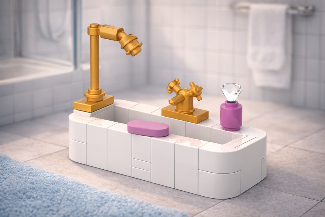 Luxury Bathtub Setup – Free MOC Building Instructions