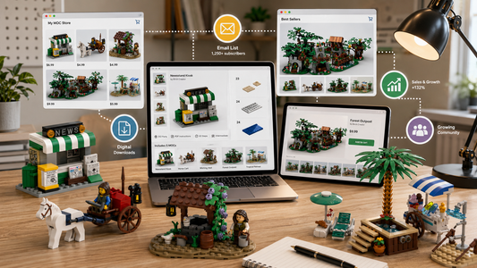 How to Sell MOC Instructions Online and Build Your Own Audience