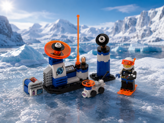 Space Ice Radar Base MOC – Free Building Instructions