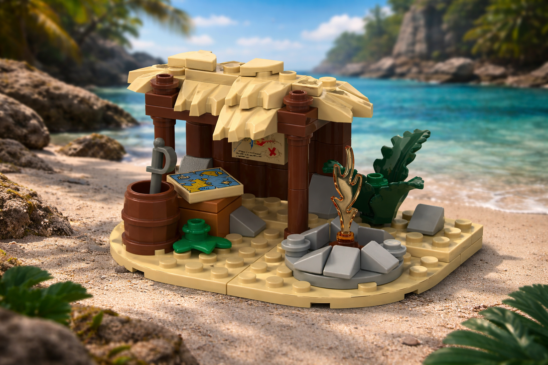 Pirate Camp Free Building Instructions | Island Hideout Build