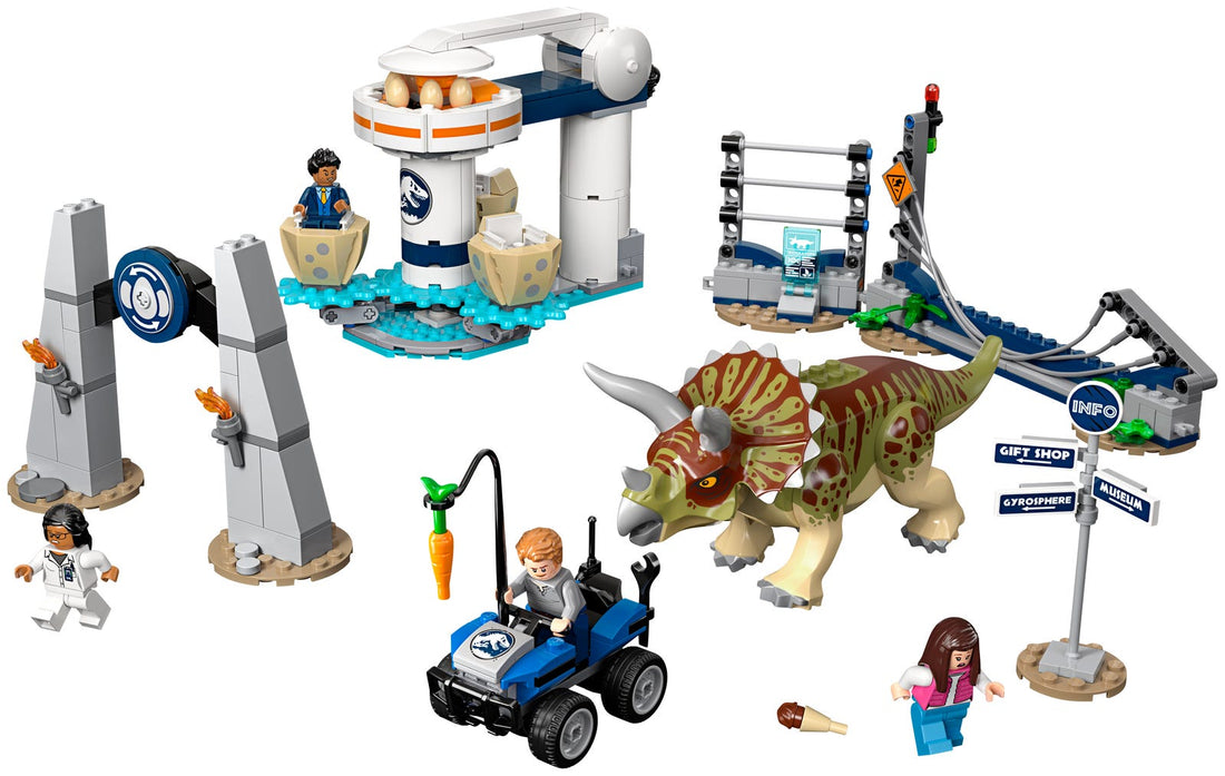 LEGO Set 75937-1 Triceratops Rampage Alternate build Ideas: a fresh display direction