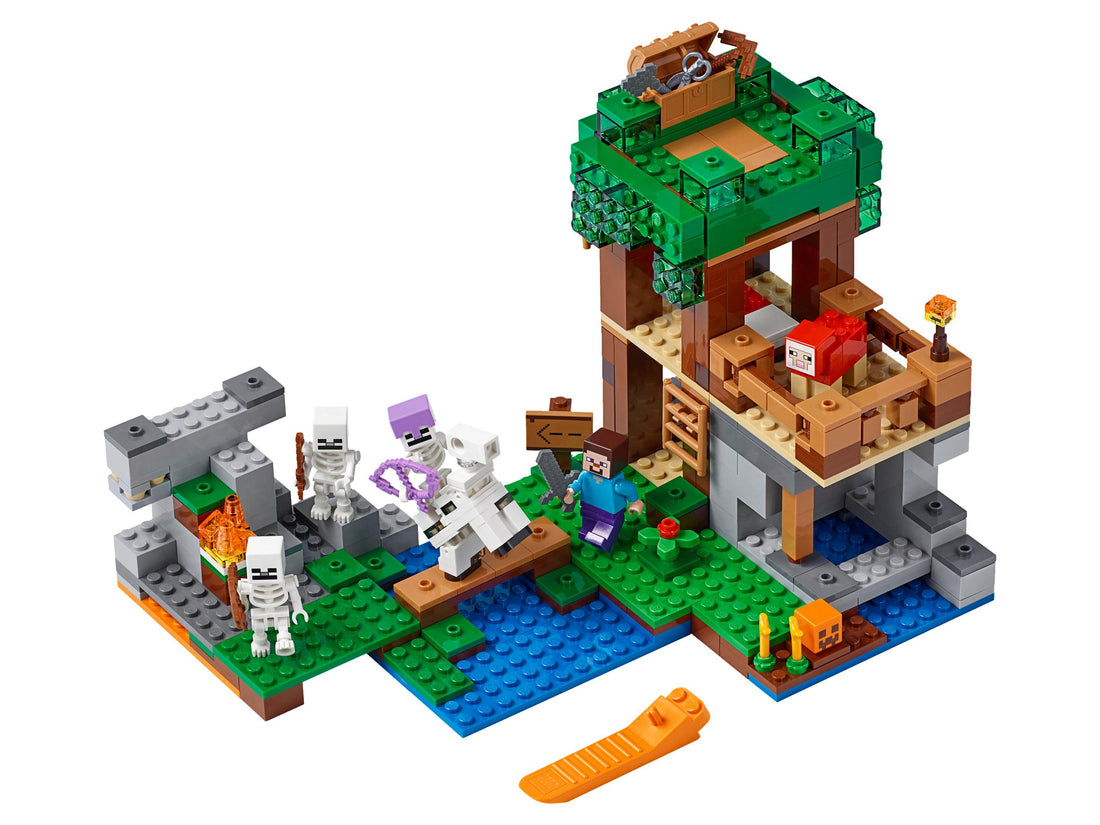 LEGO Set 21146-1 The Skeleton Attack Alternate build Ideas: First Night, Badlands, and Blocky Biome Rebuilds