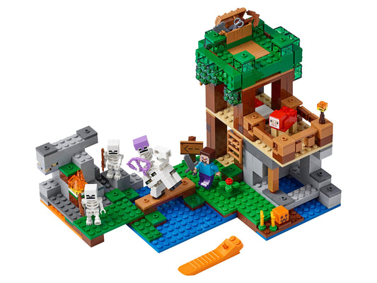 LEGO Set 21146-1 The Skeleton Attack Alternate build Ideas: First Night, Badlands, and Blocky Biome Rebuilds