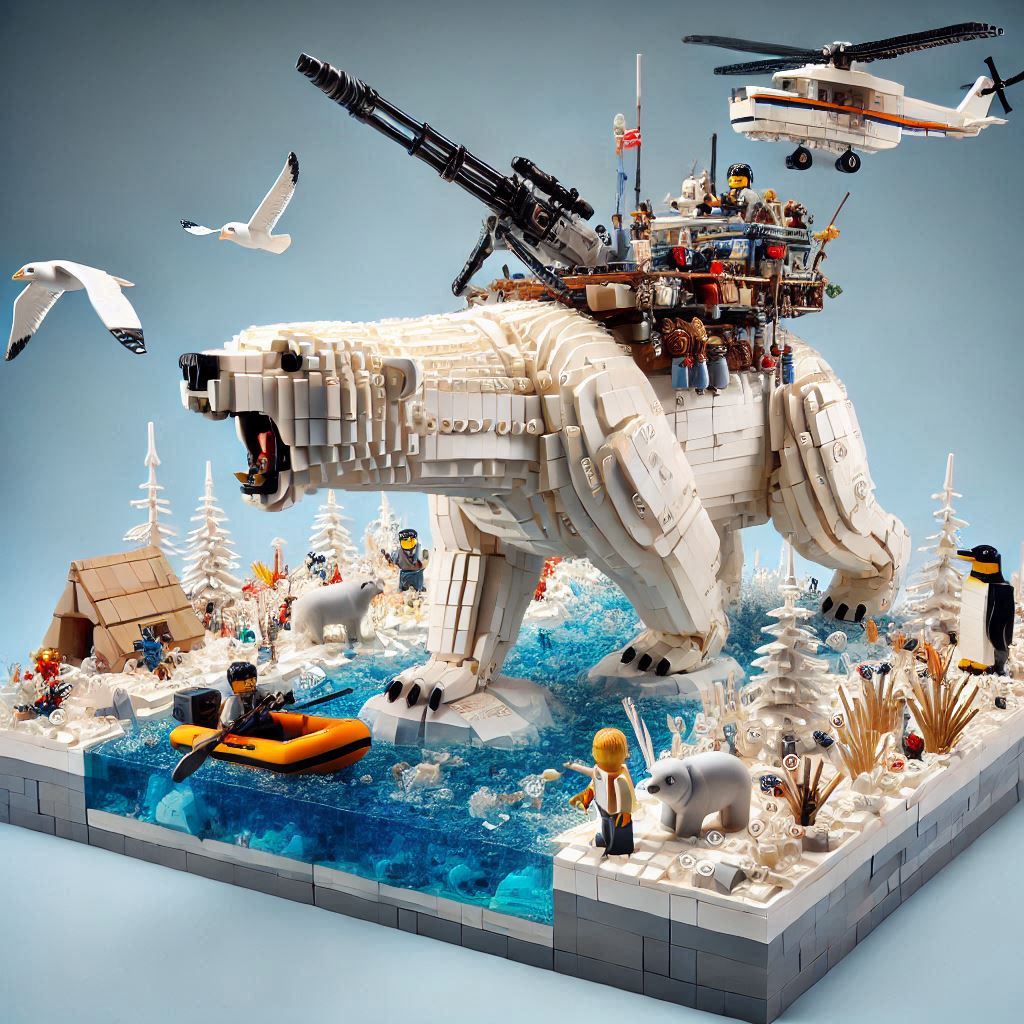 24 AI ideas for Lego Polar exploration expeditions MOCs