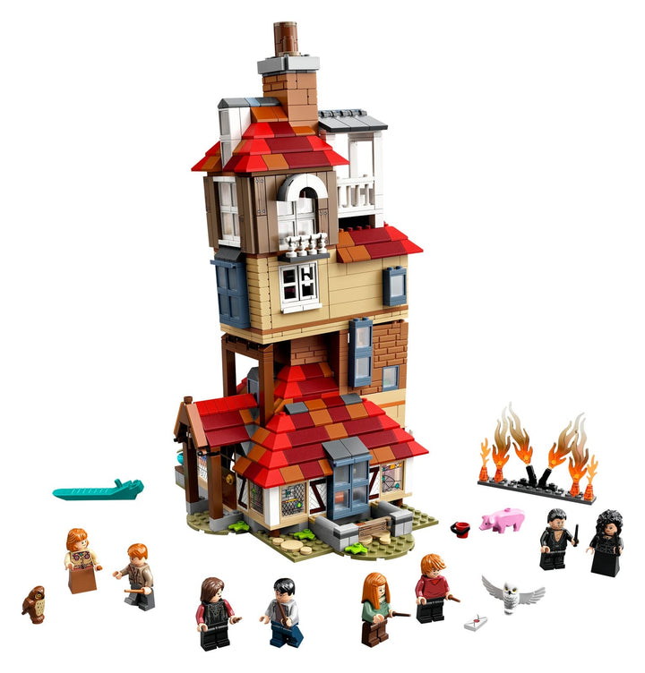 LEGO Set 75980-1 Attack on The Burrow Alternate build Ideas: Townhouses, Modular Rooms, and Neighborhood Rebuilds