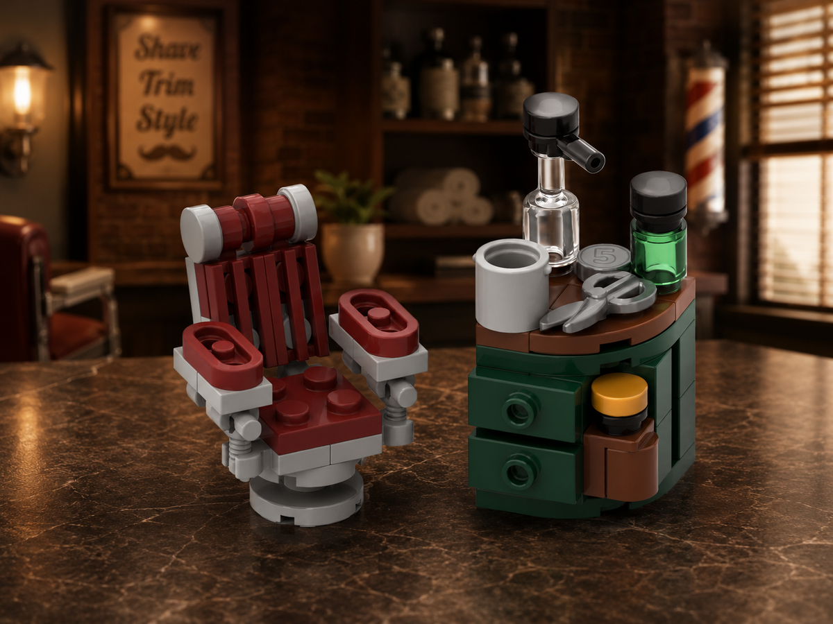 Barber Shop Equipment Free Building Instructions