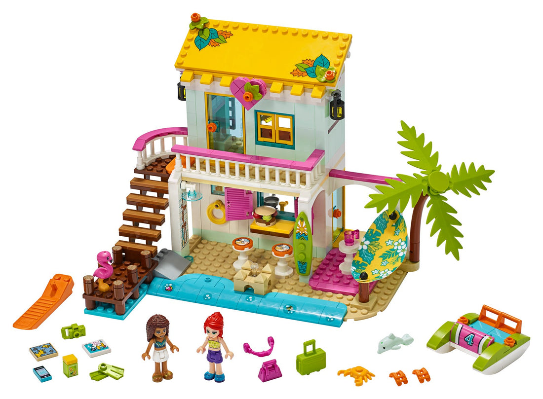LEGO Set 41428-1 Beach House Alternate build Ideas: Townhouses, Modular Rooms, and Neighborhood Rebuilds