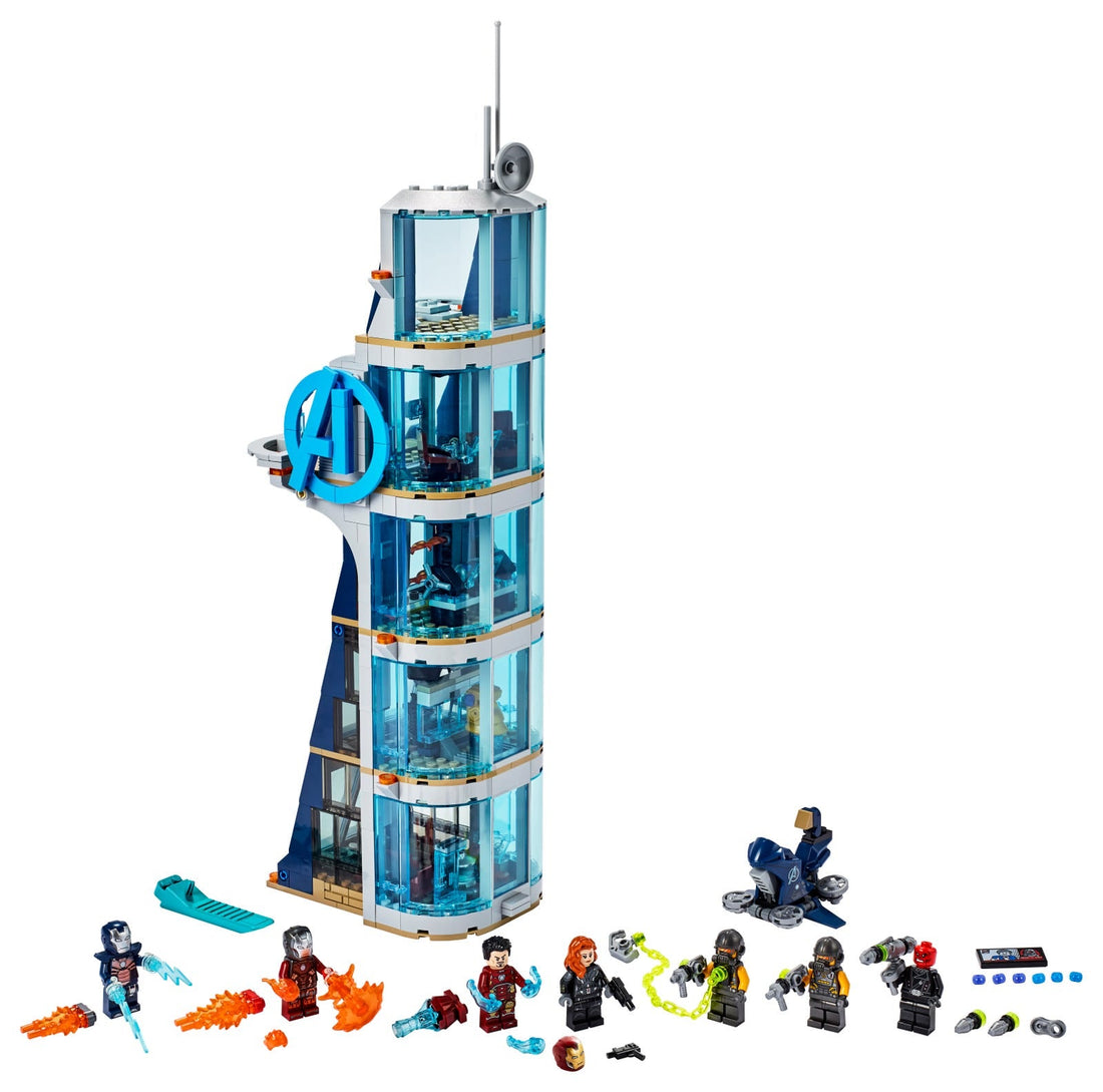 LEGO Set 76166-1 Avengers Tower Battle Alternate build Ideas: a fresh display direction