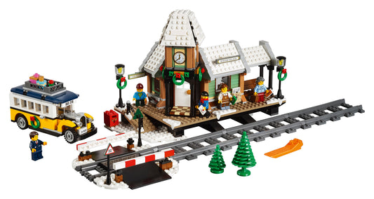 LEGO Set 10259-1 Winter Village Station Alternate build Ideas: Spring Displays, Holiday Details, and Easter Rebuilds