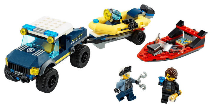 LEGO Set 60272-1 Elite Police Boat Transport Alternate build Ideas: Harbor Scenes, Ships, and Dockside Rebuilds