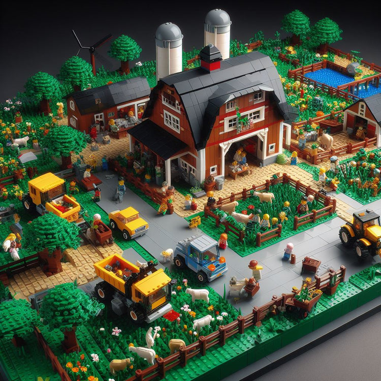 Lego Farm Layout 30 AI ideas for Lego MOCs Farm Life – How to build it