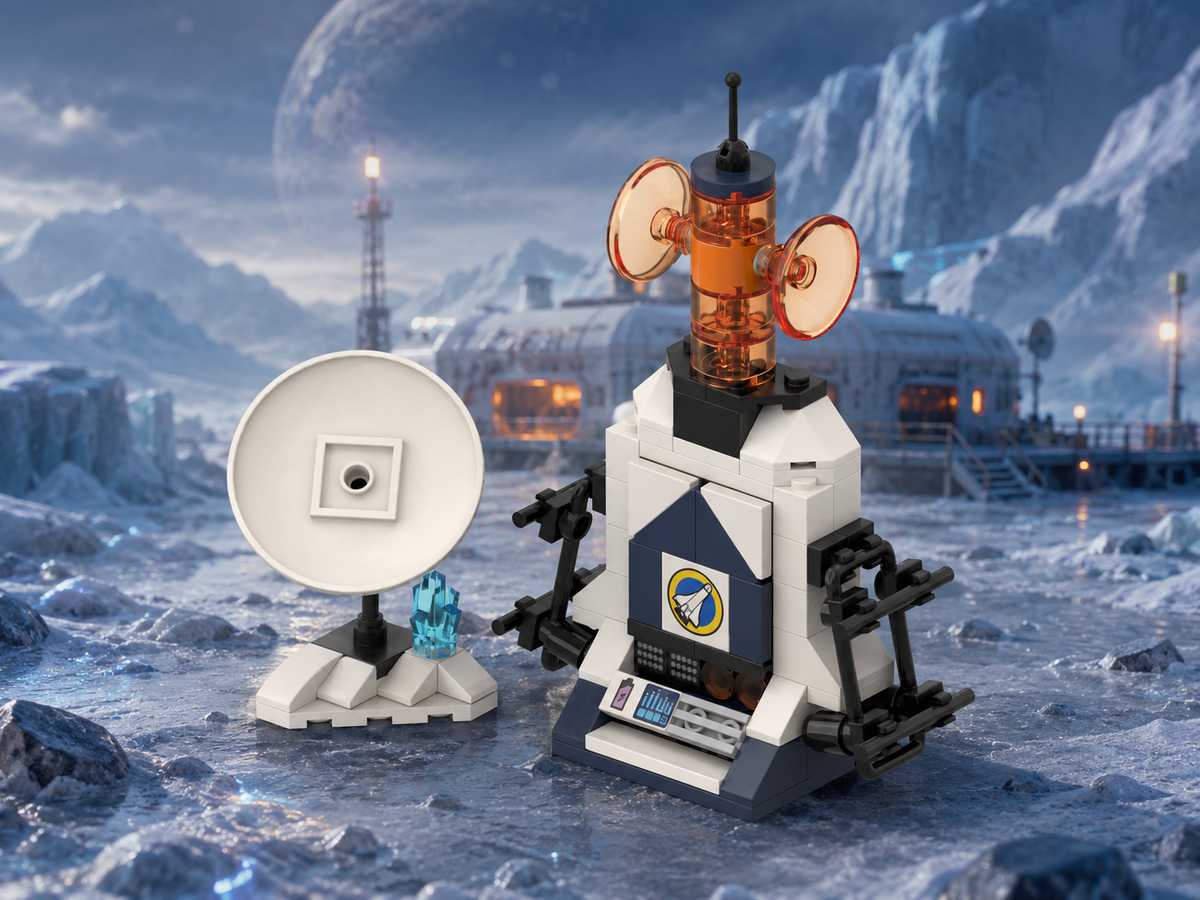 Deep Space Communication Station MOC – Free Building Instructions