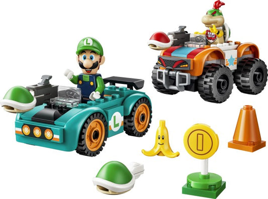 LEGO 72056 Luigi & Bowser Jr.'s Race - Luigi and Bowser Jr. Two-Kart Starter Race