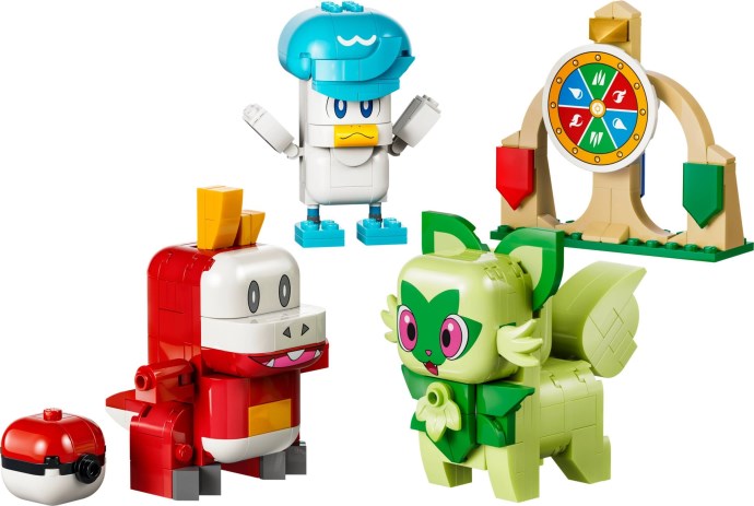 LEGO 72158 Sprigatito Fuecoco Quaxly Battle Wheel