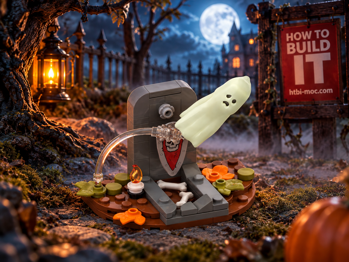 Haunted Graveyard MOC – Free Building Instructions