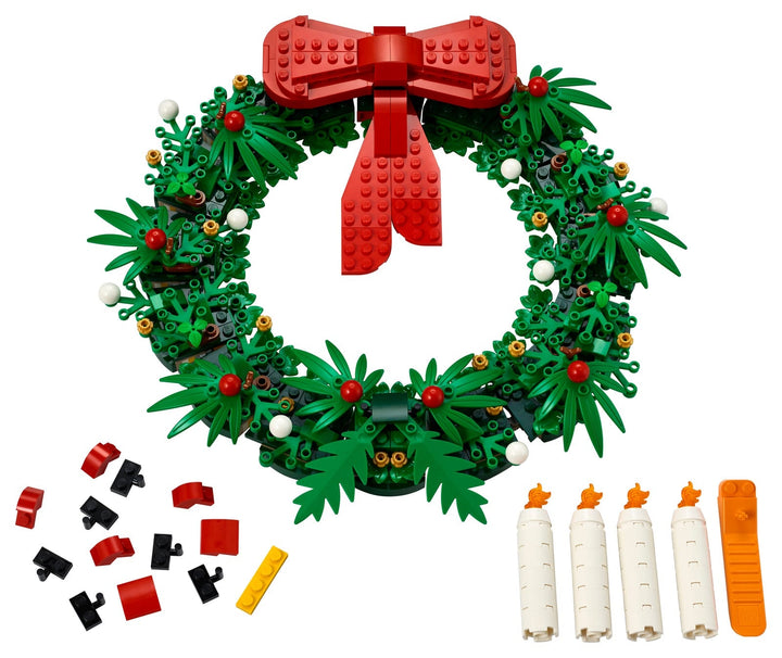 LEGO Set 40426-1 Christmas Wreath 2-in-1 Alternate build Ideas: a fresh display direction and a botanical remix