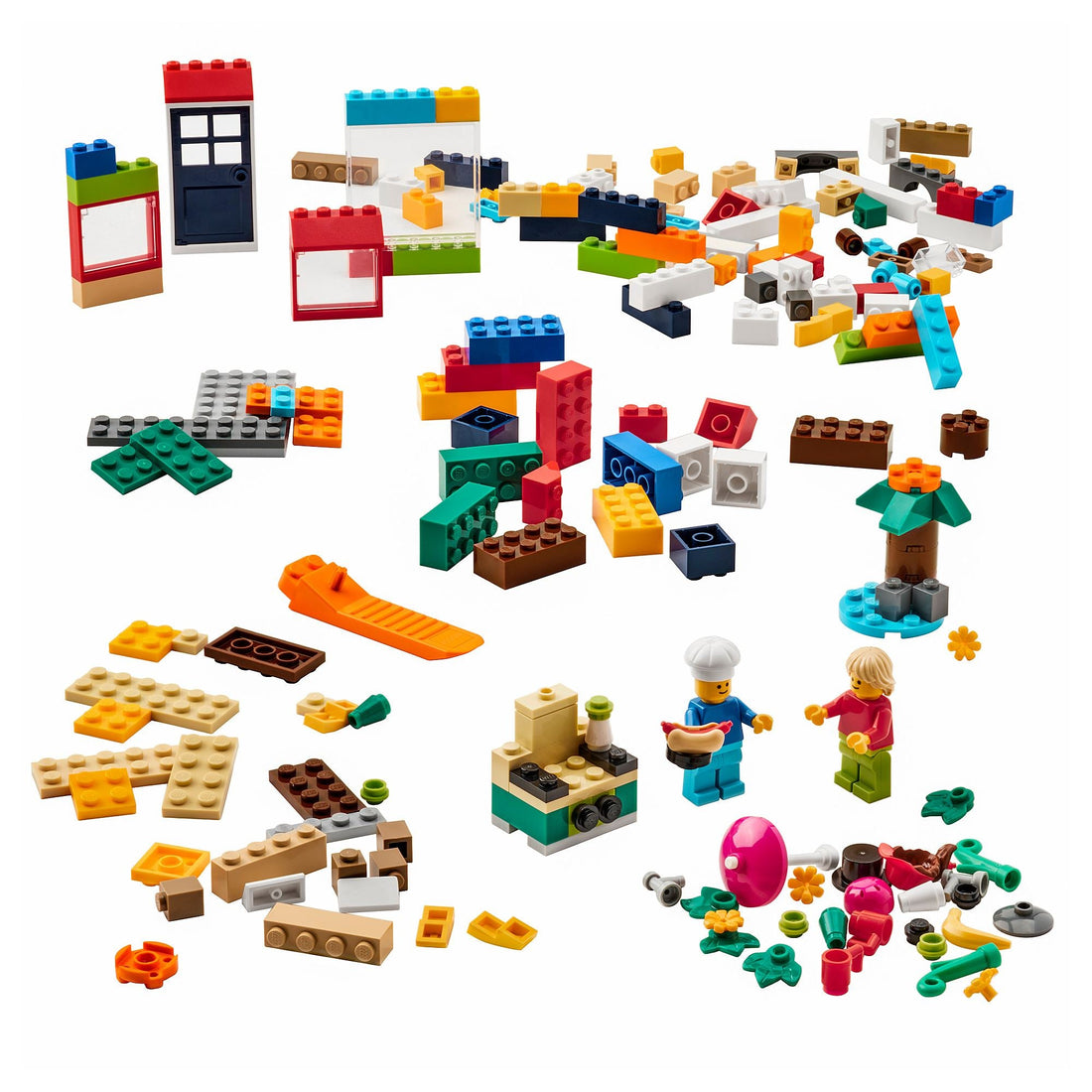 LEGO Set 40357-1 BYGGLEK Alternate build Ideas: First Night, Badlands, and Blocky Biome Rebuilds