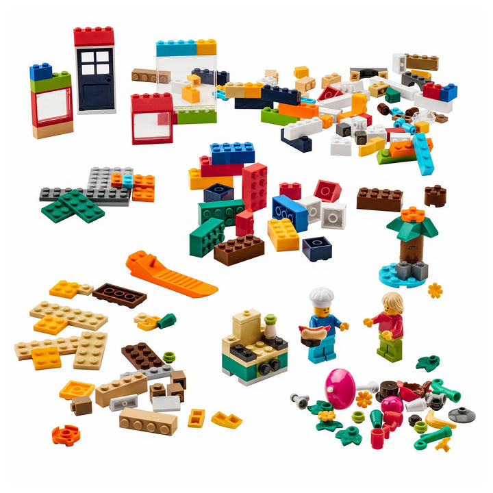 LEGO Set 40357-1 BYGGLEK Alternate build Ideas: First Night, Badlands, and Blocky Biome Rebuilds