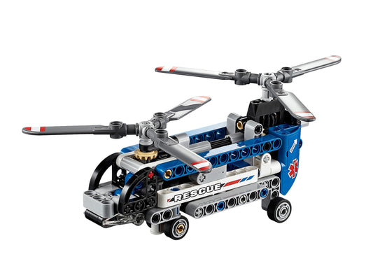 LEGO Set 42020-1 Twin-rotor Helicopter Alternate build Ideas: Spring Displays, Holiday Details, and Easter Rebuilds