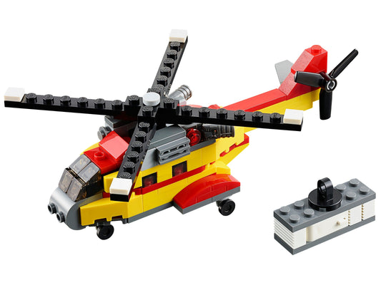 LEGO Set 31029-1 Cargo Heli Alternate build Ideas: Harbor Scenes, Ships, and Dockside Rebuilds