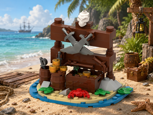Pirate Treasure Free Building Instructions