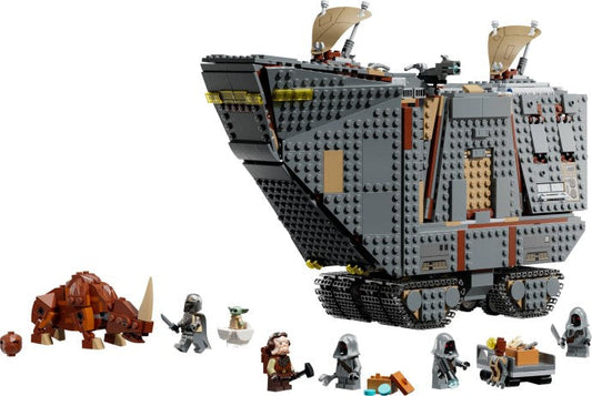 LEGO 75453 Offworld Sandcrawler and Mudhorn - Arvala-7 Star Wars Build Details
